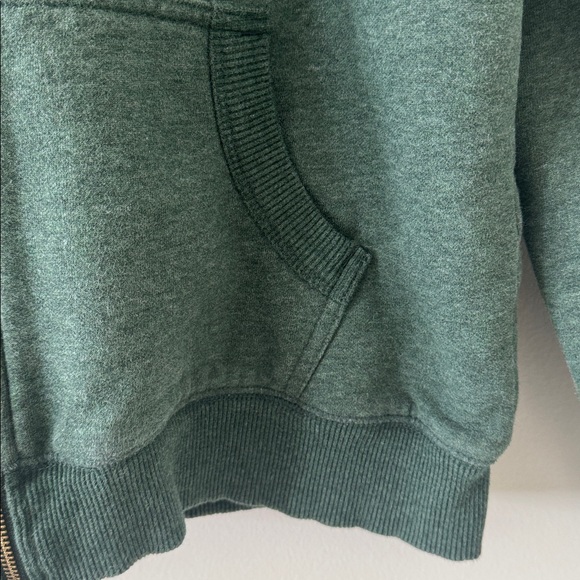LL BEAN Women’s 1912 Sweatshirt Sherpa Lined Hoodie Green Size Medium - Picture 6 of 7